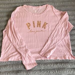PINK Victoria's Secret Light Pink Tee